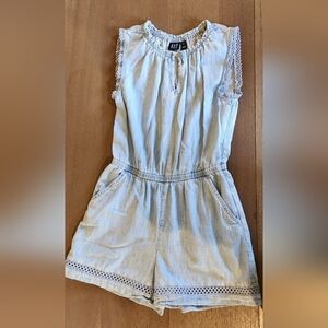 Gap Girl soft denim romper. Size M.